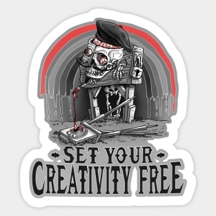 Set Your Creativity Free Sticker